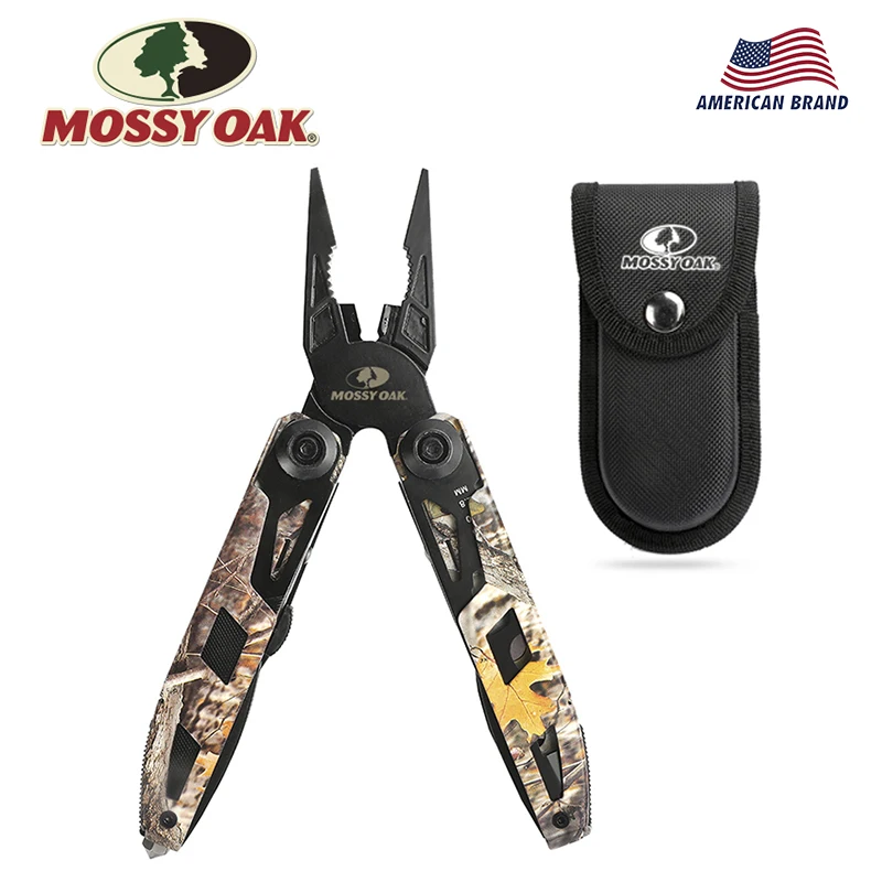 MOSSY OAK 21 в 1 Мульти плоскогубцы для зачистки проводов складные плоскогубцы открытый кемпинг Мультитул
