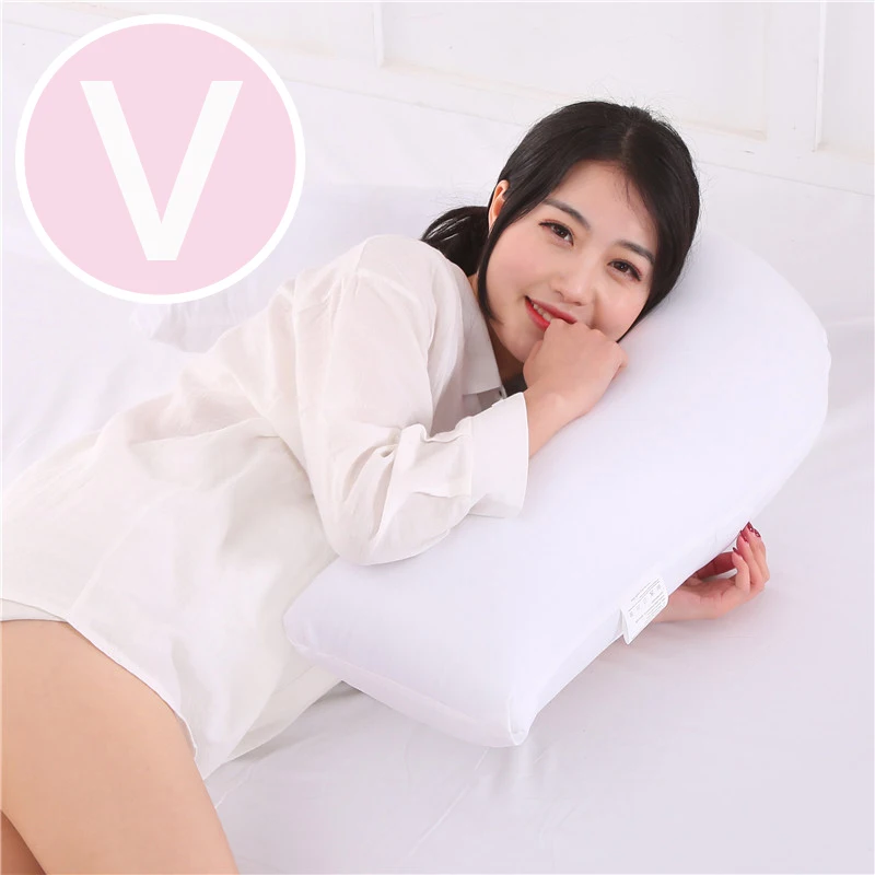 Подушка для сна подушки беременных 100% хлопок v образный вырез лучший подарок