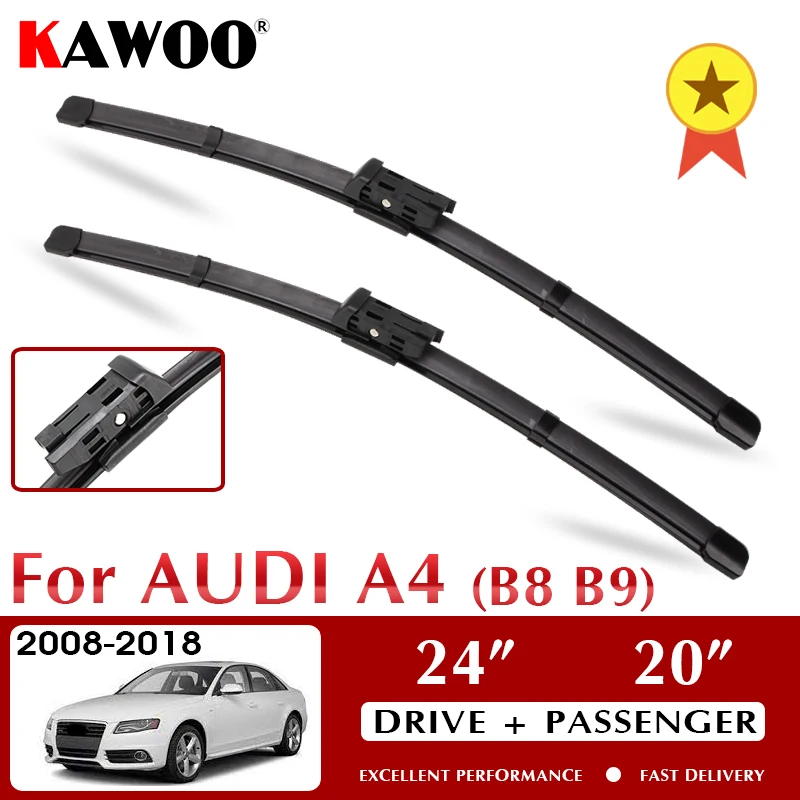 KAWOO щетка стеклоочистителя для Audi A4 B8 B9 Allroad 2008-2018 лобовое стекло 24 &quot+ 20&quot LHD RHD |
