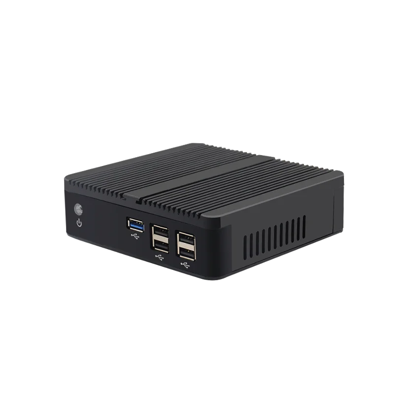Мини-ПК без вентилятора четырехъядерный Celeron N2940 мини-компьютер ubuntu мини ПК win10 1 lan