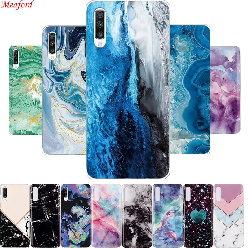 Мраморный чехол для Samsung Galaxy A50 A70 силиконовый мягкий из ТПУ накладка A 50 70 A30S A50S