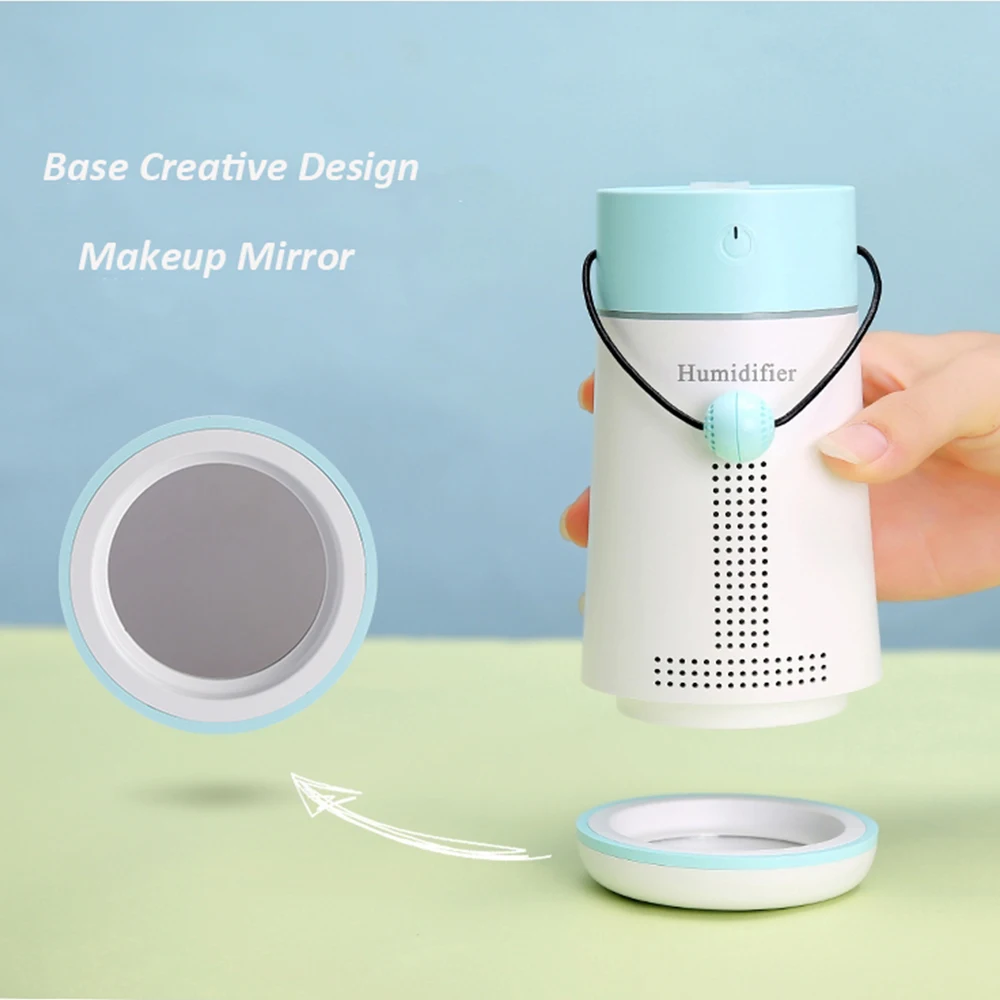 new Portable Timer Mini Air Humidifier Night Light Colorful 5 in 1 Multifunction Aroma Diffuser for Home Car Office Purifier | Бытовая