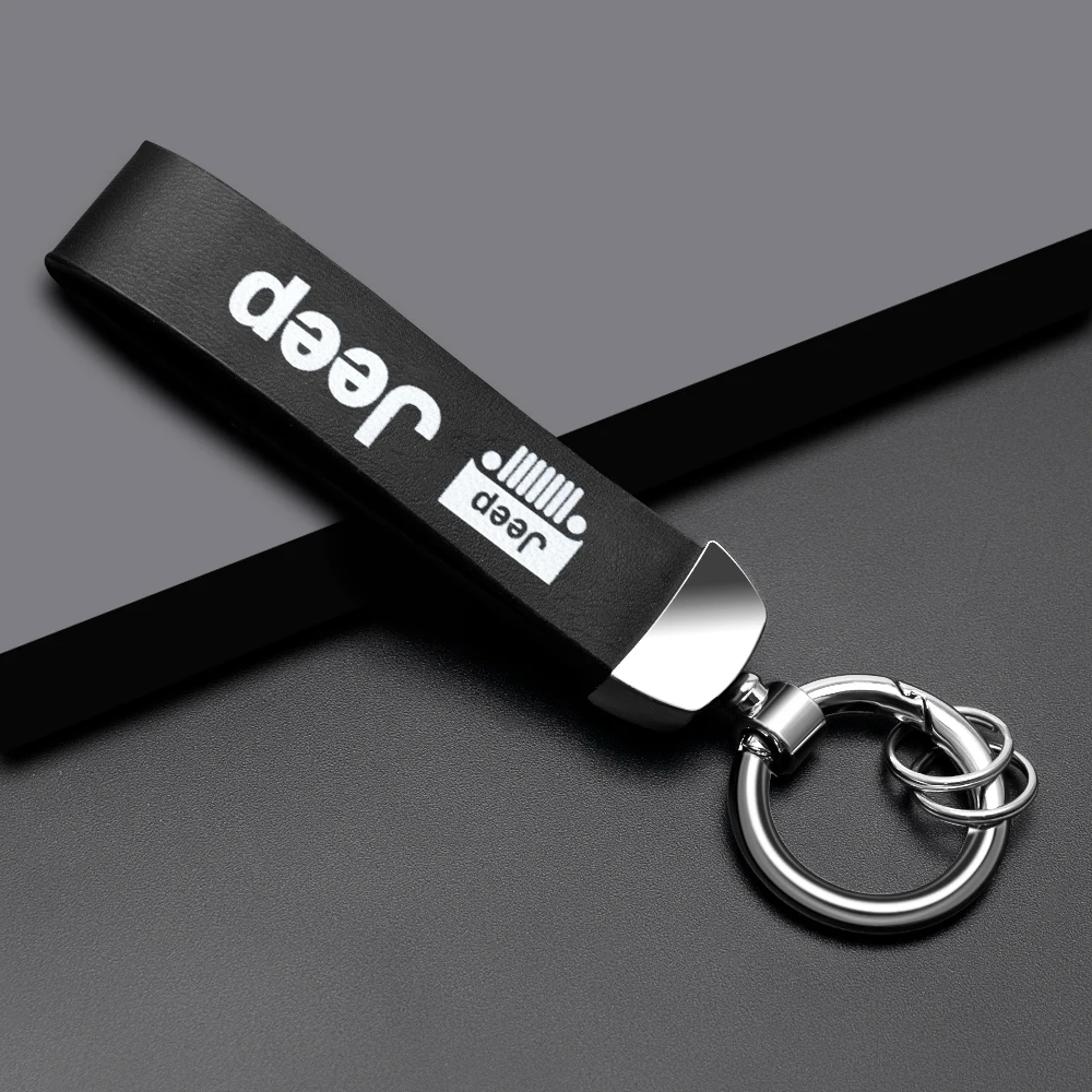 Автомобильный Стайлинг металлический брелок из нержавеющей стали для Jeep Renegade