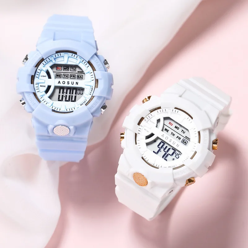 

Kids Digital Electronic Sport Children Watch Wristwatch For GIrls Boys Child Teens Student Watches Luminous Gift 2020