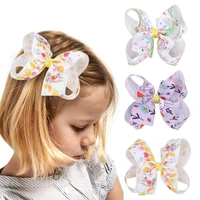 Grosgrain Ribbon Bows Clips Hairpin Girls hair bows Boutique Hair Clip For Kids Girls Handmade Bowknot Hair Accessories