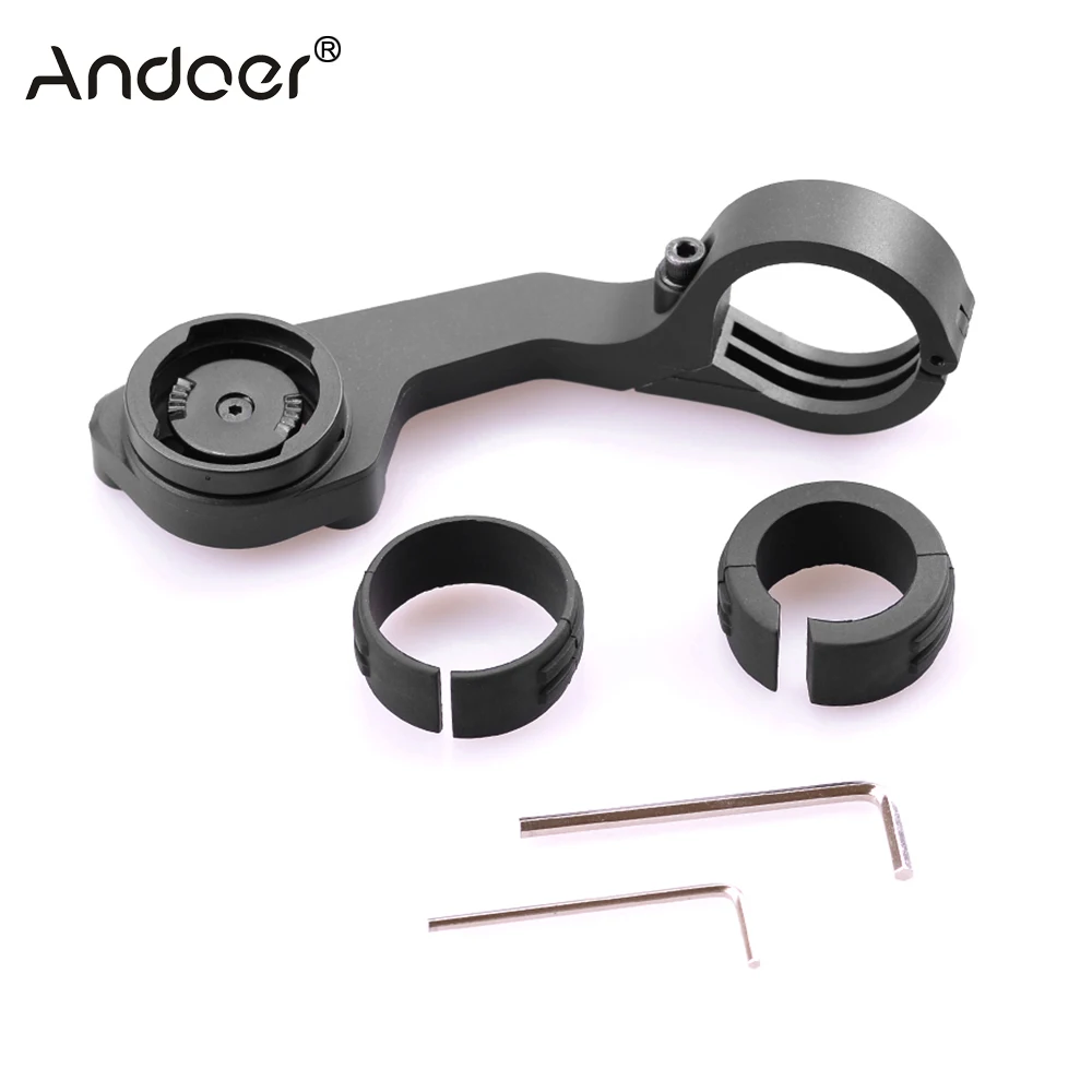 

Andoer Bike Mount Bracket Holder Handle Bar Computer Mount Out-front Bike Mount 25.4mm / 31.8mm for Polar M450 V650 GPS Bike