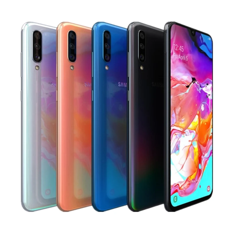 Разблокированный смартфон Samsung Galaxy A70 A7050 телефон с двумя sim-картами диагональ