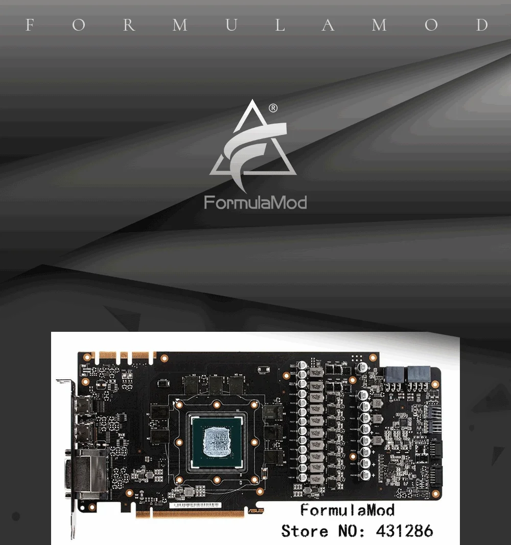 Bykski N-AS1080TI STRIX-X, полное покрытие Графика карты водяного охлаждения блока для Asus ROG STRIX GTX1080Ti/1080/1070/1060, дракон, GTX1070