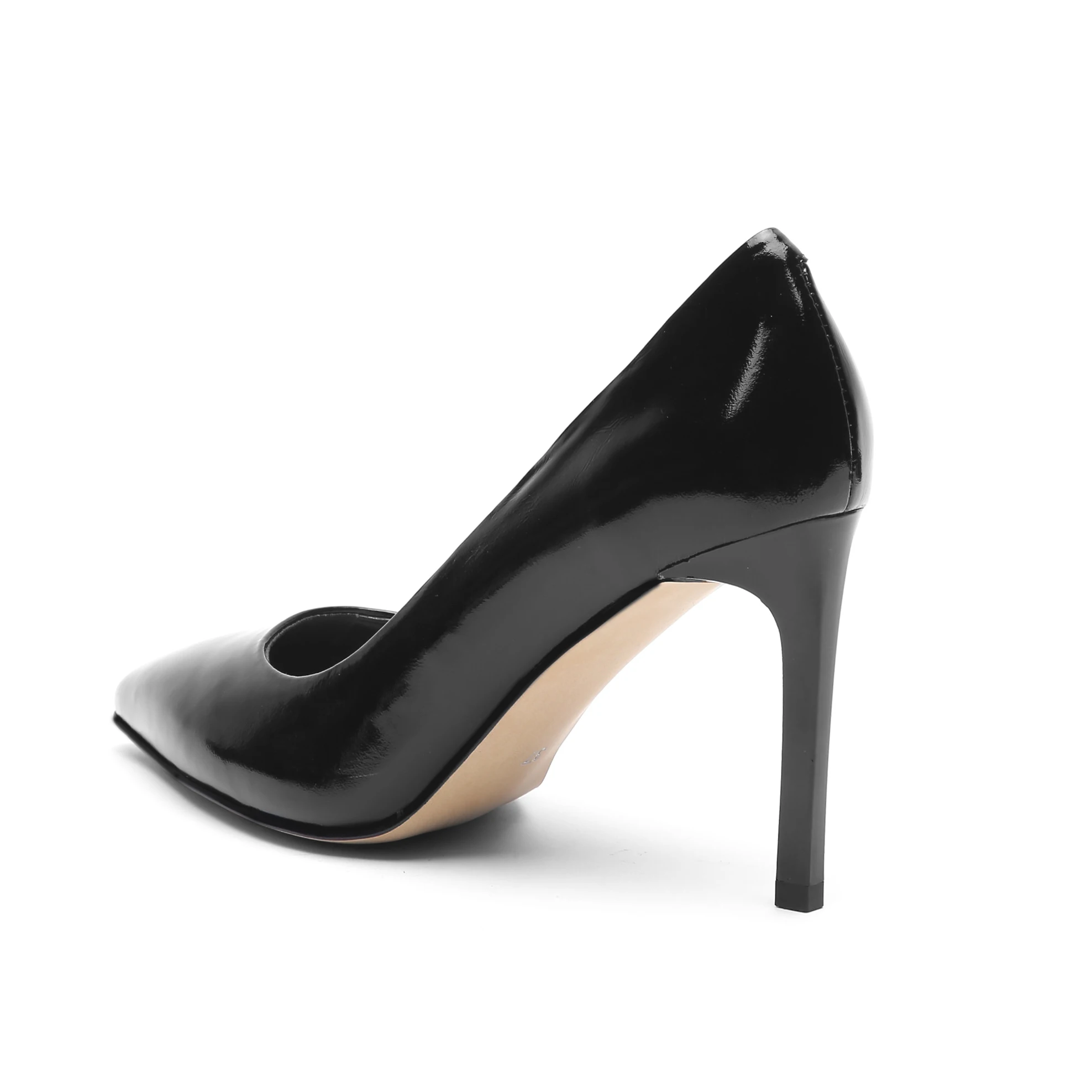 Туфли Tanariya женские из натуральной лакированной кожи тонкая обувь с заостренным