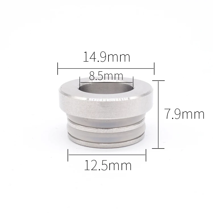 1 шт. металлический адаптер для дрип тип от 810 до 510 атомайзера TFV8 RDA RTA|510 drip|drip tip