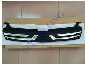 1 шт. хромированный передний радиатор верхняя решетка бампера для Mitsubishi Outlander 2013