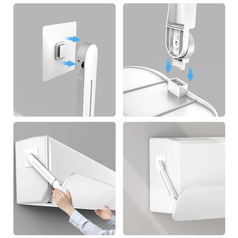 

Adjustable Air Conditioner Deflector Telescopic Windshield Confinement Air Deflector for Home SASI