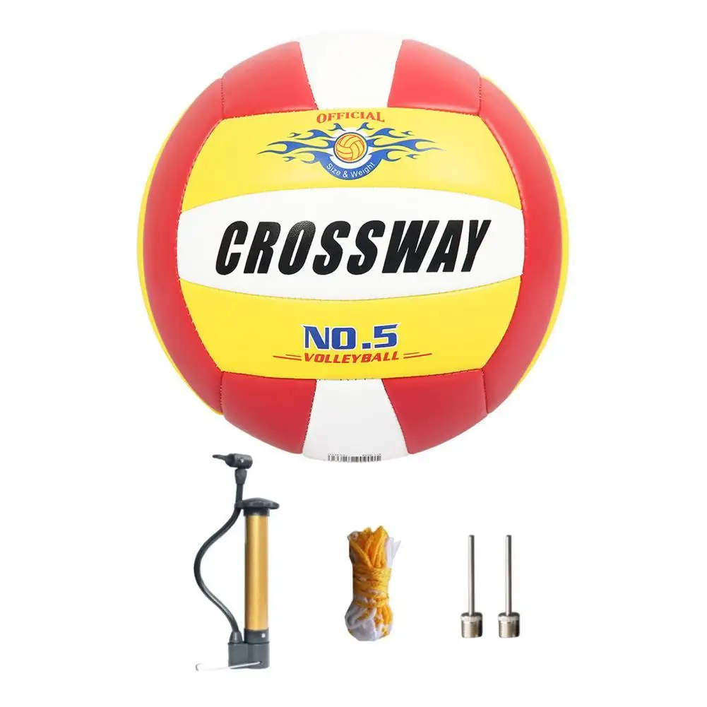 

Crossway Game Volleyball Inflatable Indeformable Elastic No.5 Children Adult Professional Competition Volleyball for Students