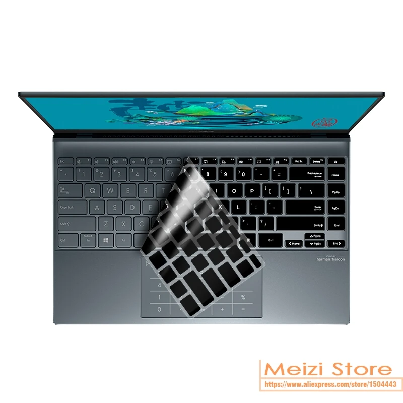 Силиконовая защитная накладка на клавиатуру для Asus ZenBook 14 UX425 UX425J UX425JA UX425EA UM425IA UM425I
