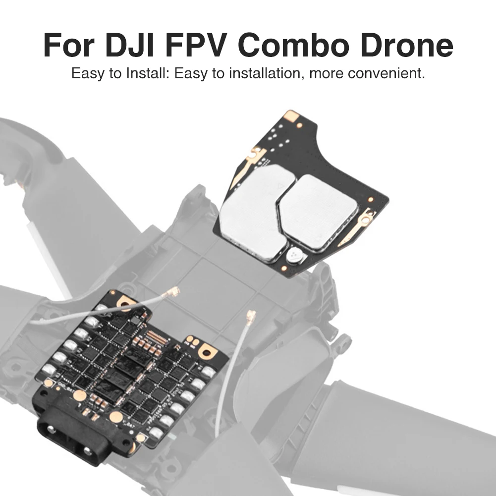 

Drone Accessories ESC Module Durable Repair Parts GPS Board Black Components For DJI FPV Combo