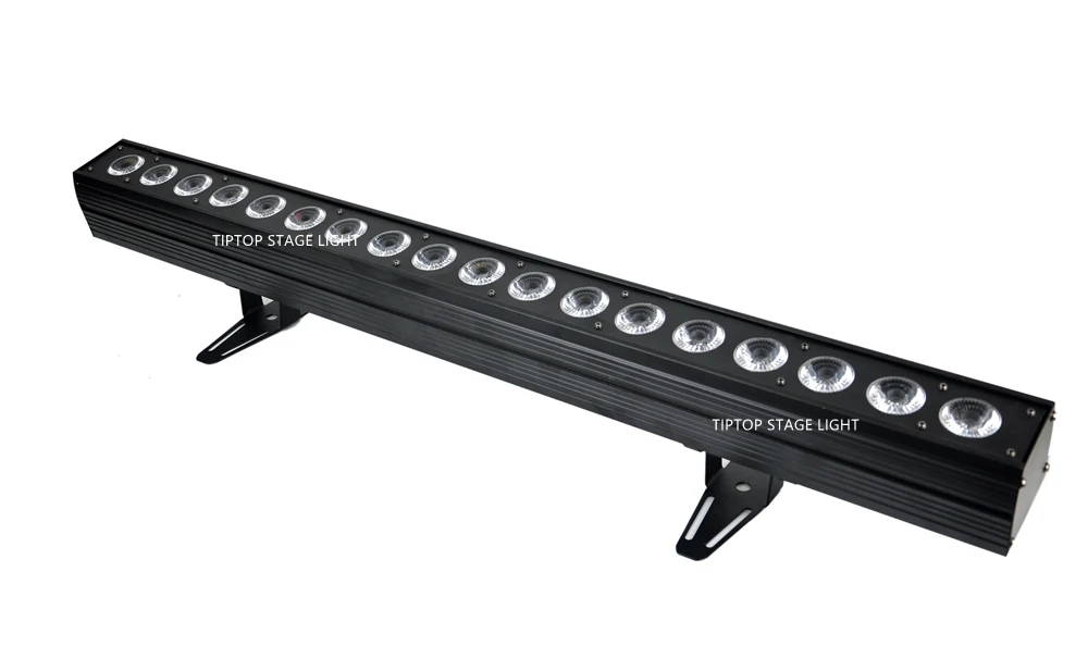 Gigertop 18x18 Вт RGBWA UV 6в1 пиксельный светодиодный светильник для прожектора 1 м длиной Tyanshine светодиоды индивидуальный DMX вентилятор для управления крутая модель для помещений