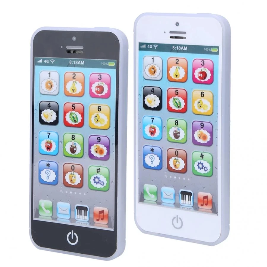 Baby Smart Touch Screen Mobile Phone Toys with LED English Learning Machine Music Light Phone Toy Early Children GIft