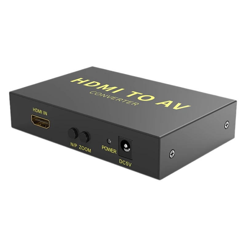 

Адаптер 1080P HDMI-AV, преобразователь Аудио и видео HD HDMI в S-видео для компьютера, ТВ, PS4 (вилка стандарта США)