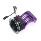 Крышка радиатора двигателя радиоуправляемого автомобиля 540 550 3650 + охлаждающий вентилятор радиатор + направляющая крышка воздушный канал для радиоуправляемого автомобиля HSP Traxxas осевые детали