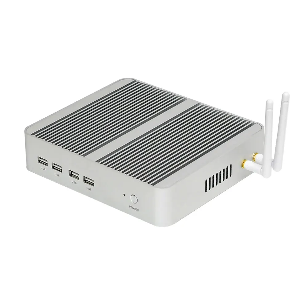 Игровой мини ПК без вентилятора Eglobal i7 8550U 7560U 7260U 2DDR4 Msata M.2 SSD Micro pc Win10 Pro Barebone HTPC Nuc VGA