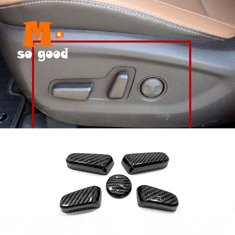 ABS углеродное волокно для Hyundai Tucson 2015/16/17/18/19 переключатель регулировки сиденья