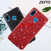 luxury gold foil glitter phone case for huawei p30 pro p20 mate 20 lite y5 y6 2019 cover for huawei honor 10i 8s 8a pro view 20