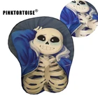 3d-коврик для мыши с рисунком Аниме игры Undertale Sans Bust, мягкий нагрудный коврик для мыши, коврик для запястья