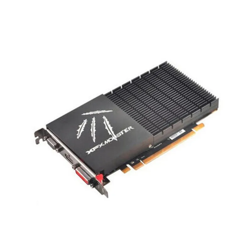 Оригинальная б/у XFX Radeon R5 230A 2GB видеокарты GPU R5230A 2 Гб GDDR3 64bit Графика Экран карты