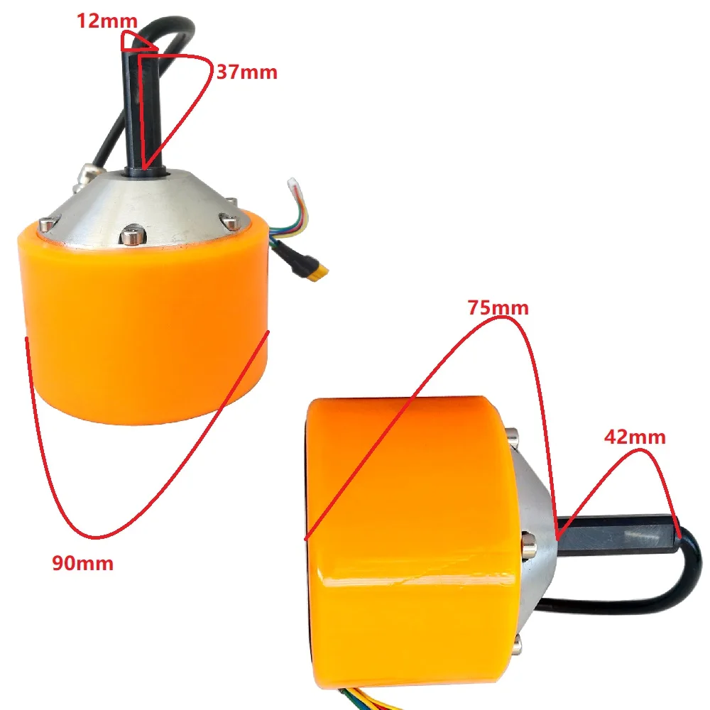 9075 ступица для скейтборда колесный бесщеточный двигатель с зал диск внешний