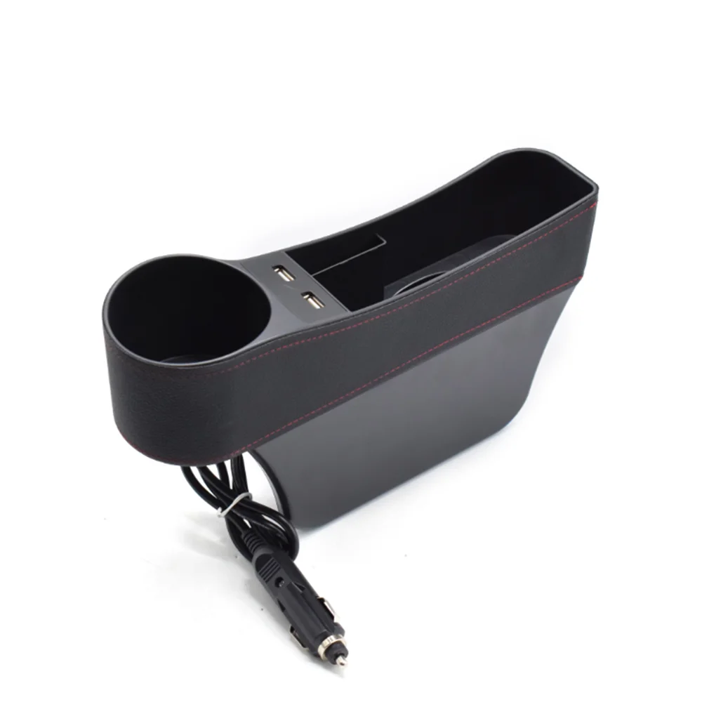 

Right Side Multifunctional Usb Charging Phone Sunglass Storage Box Cup Holder Coin Case Seat Organizer Car Accessories