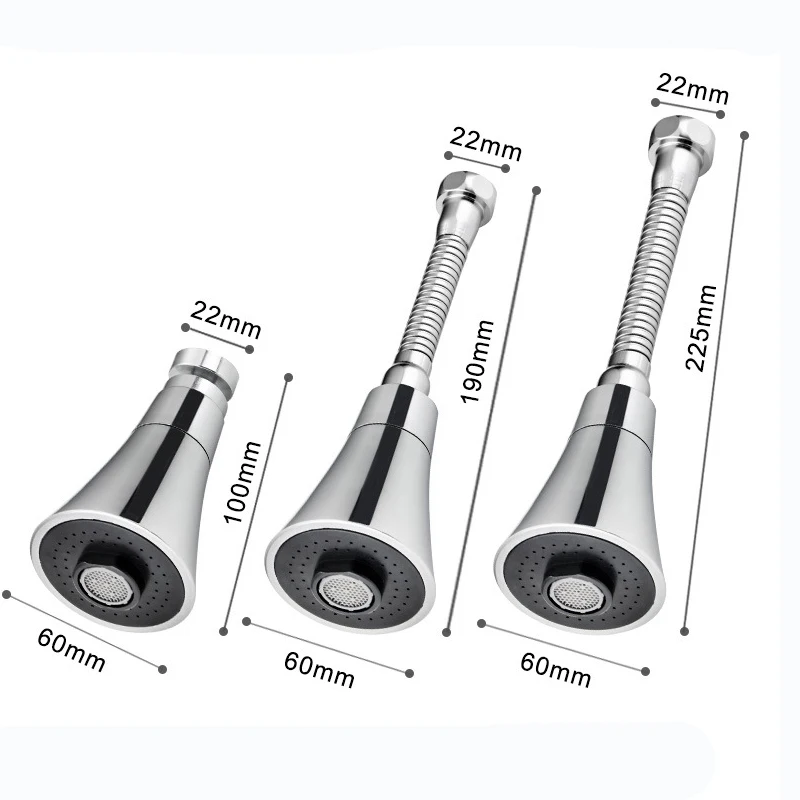 

Rotatable Kitchen Sink Faucet Extender High Pressure Faucet Aerator Water Saving Tap Nozzle Faucet Extender Bathroom Accessories