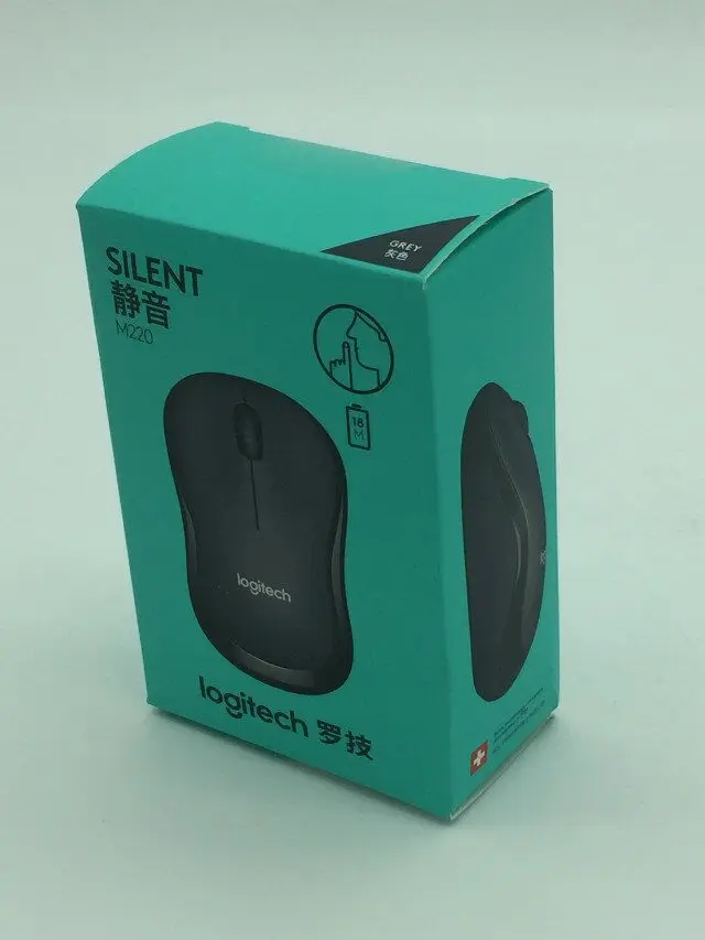 Мышь Logitech M220 Беспроводная Бесшумная с 2 4 ГГц Высококачественная оптическая