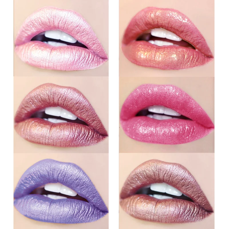 Glitter Liquid Lipstick Shiny Sparkling Diamond Mermaid Lip Gloss Waterproof Long Lasting Lipgloss Korean Makeup | Красота и здоровье