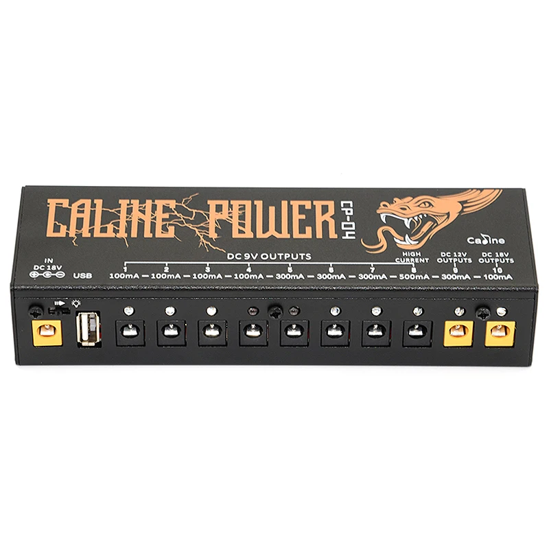 Caline Cp 04 гитарная педаль источник питания 10 изолированных выходная мощность тюнер