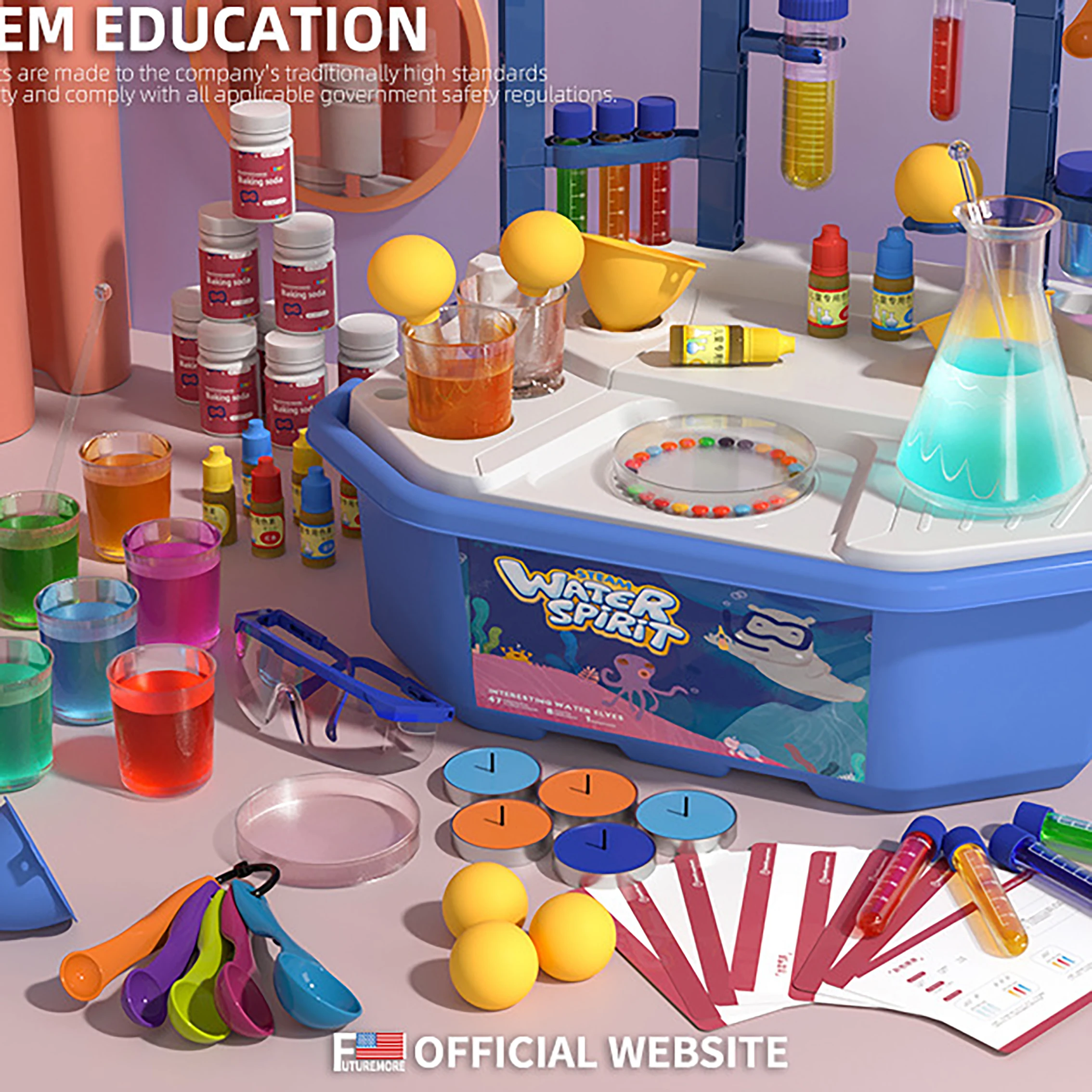 

Научные экспериментальные игрушки, развивающие игрушки для детей, набор научного эксперимента, Обучающие игрушки STEM, набор подарков для де...