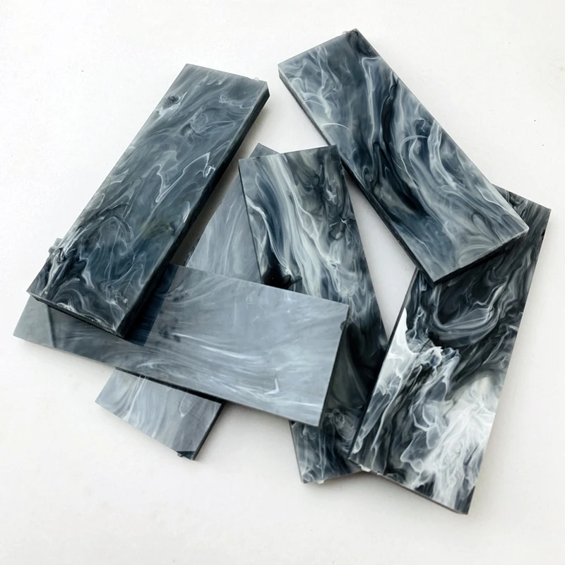 

2pieces Marbling Knife Handle Material PMMA Acrylic Template Board for DIY Knife Handle Making Material Craft Supplies