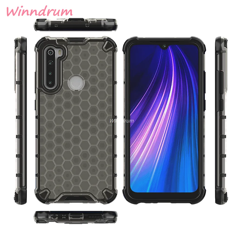 Жесткий ПК чехол для xiaomi Redmi note 8T 8 10 pro 7 противоударный Прозрачный TPU силиконовая