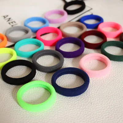 

1PCS Women Girls 4.55 CM Colorful Elastic Hair Bands Ponytail Holder Rubber Bands Scrunchie Headband Accessories Random Color