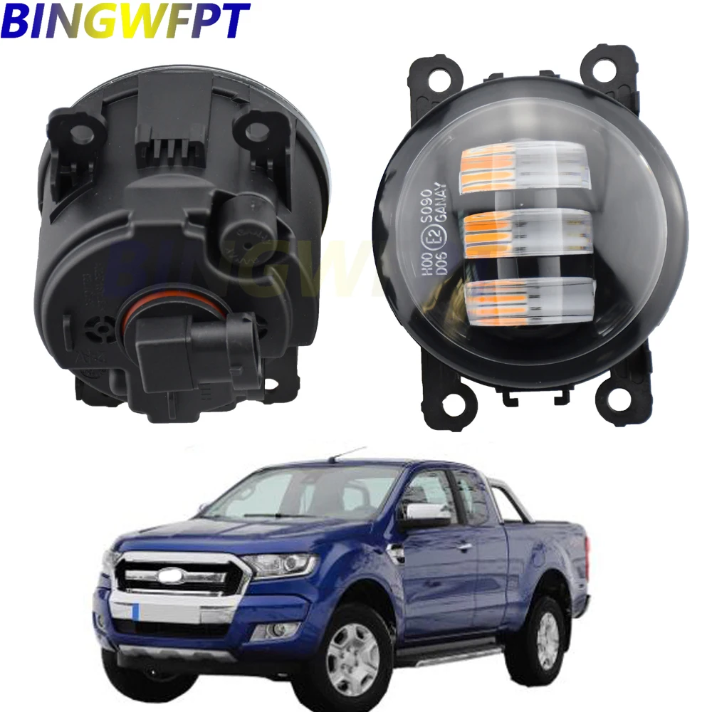 

LED Fog Light Car Front Bumper Fog Lamp For Ford Focus 2 3 Fiesta Fusion C-Max Transit Ranger Edge Tourneo EcoSpor