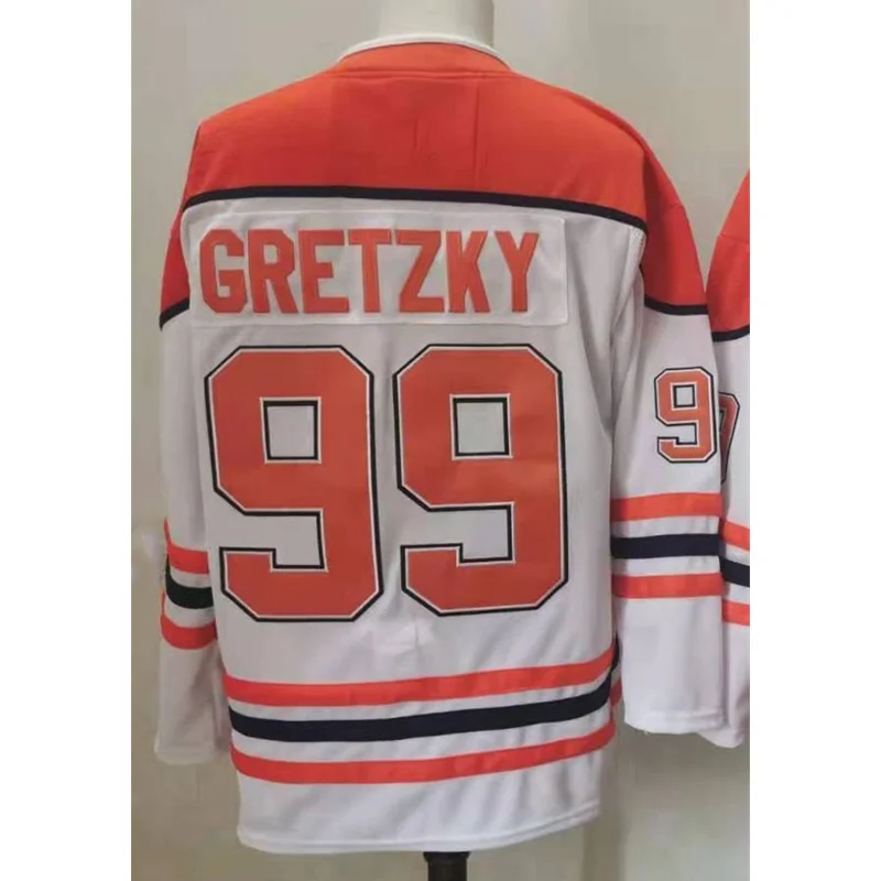 Трикотажные изделия для хоккея эдмонтона мужские светлые трикотажные #27 #29