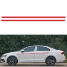 2 шт., светоотражающие наклейки на автомобильную дверь и боковую юбку