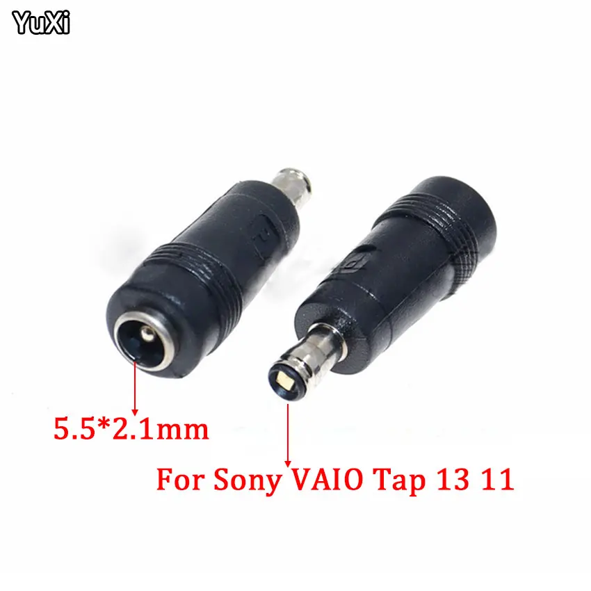 

Dc Power Converter Plug Tip Adapter for Sony VAIO Tap 13 11 SVT1122X9RW SVT1122Y9EB SVT11229CKB Laptop Charger 5.5*2.1mm Female