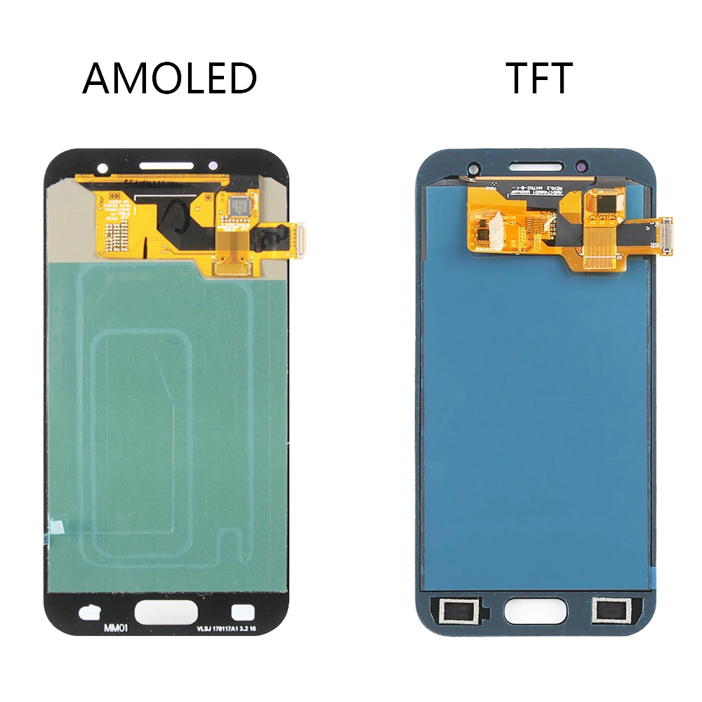 Супер AMOLED для samsung Galaxy A3 ЖК-дисплей кодирующий преобразователь сенсорного экрана в сборе A320 A320M SM-A320F A320FD lcd