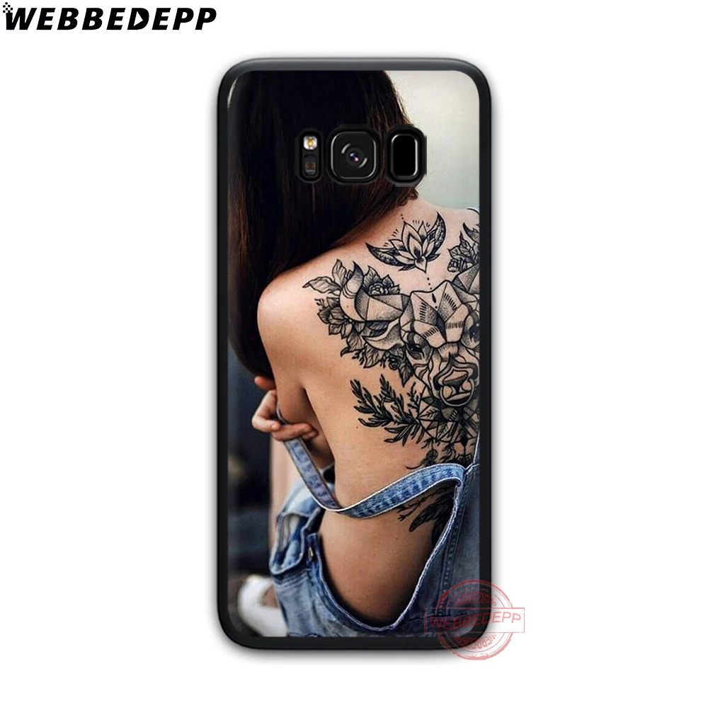 WEBBEDEPP сексуальные колготки с узором тату для девочек мягкий чехол телефона