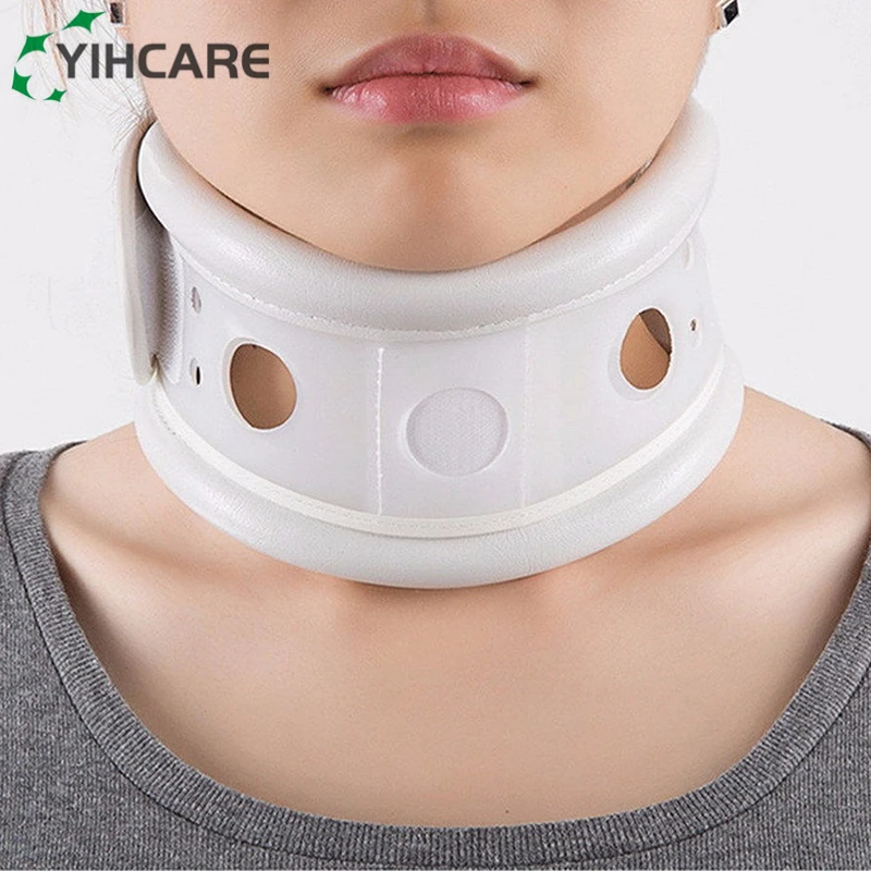 YihCare бандаж для шеи шейный воротник мягкая Шейная поддержка фиксирующий Тяговый