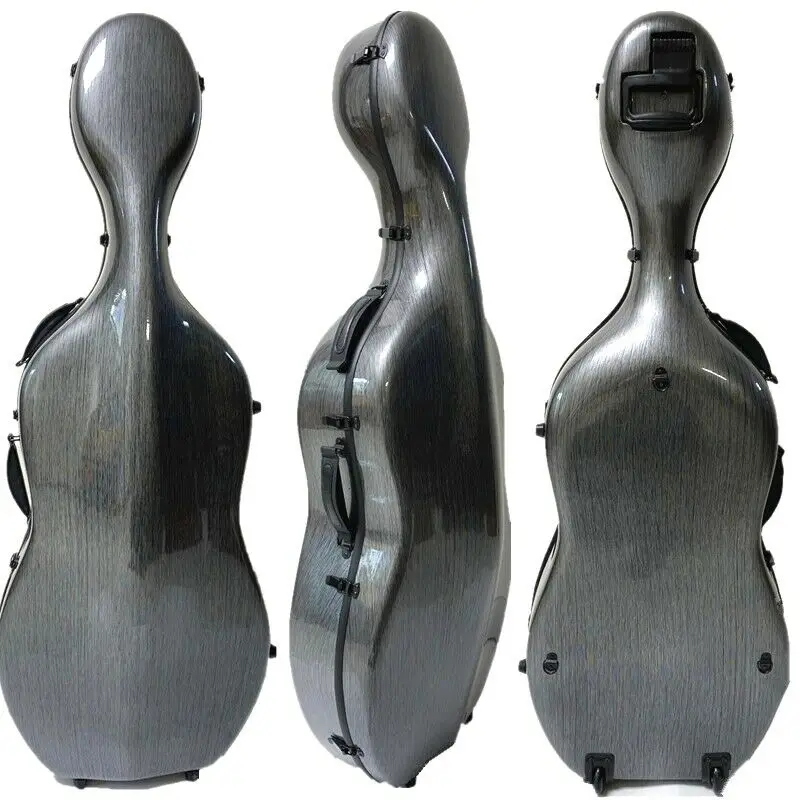 

Great gray composite carbon fiber cello case 4/4.hard cello casefree shipping