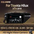 Автомагнитола TIEBRO 2DIN для Toyota Hilux Pick Up AN120 LHD 2015 2016 2017 2018 Android10, автомобильный мультимедийный видеонавигатор GPS 10 дюймов