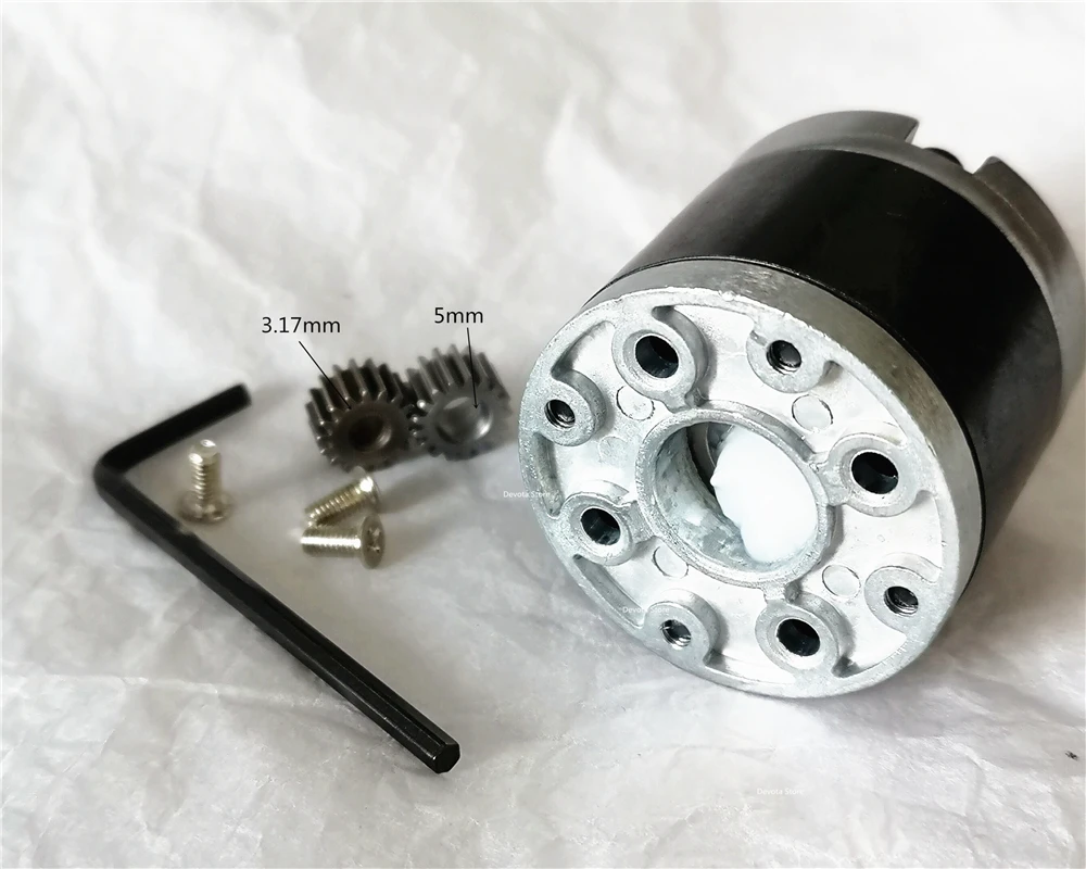 Коробка передач планетарного двигателя 36 мм редукторный двигатель постоянного
