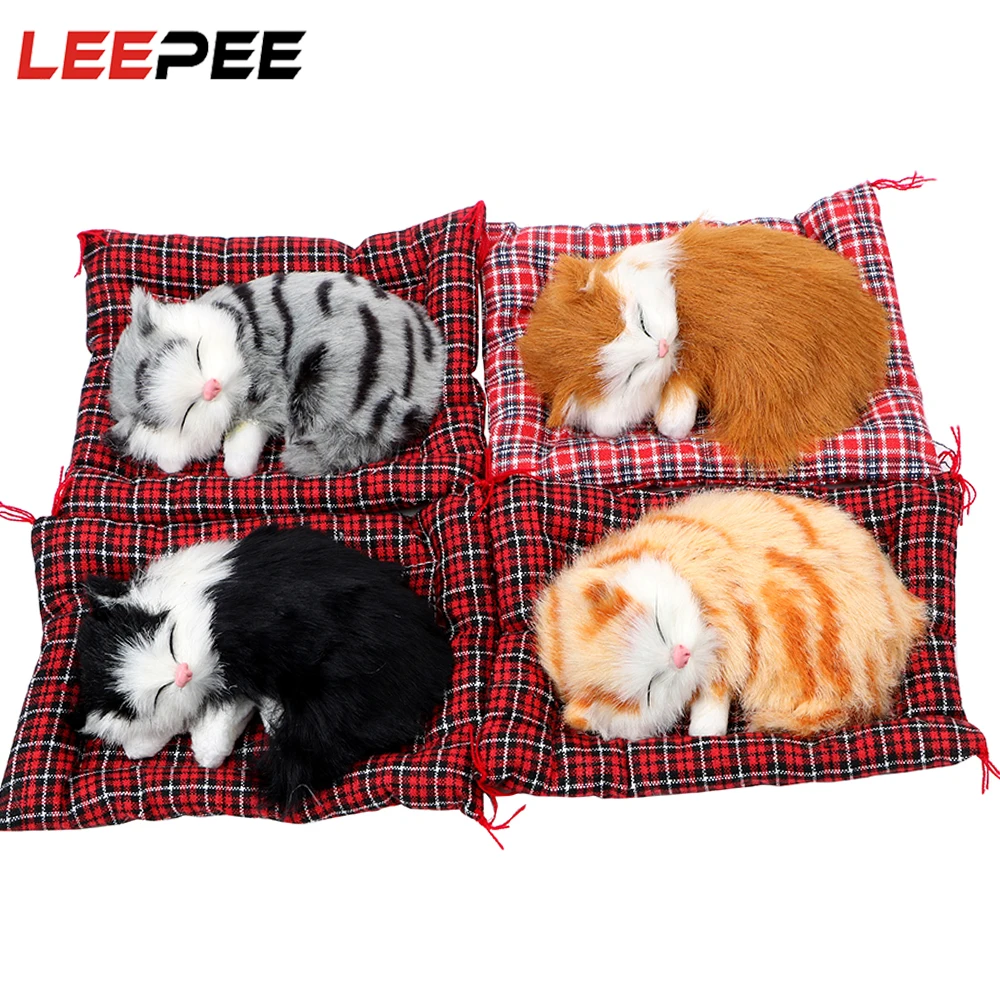 Милая имитация спящих кошек украшение приборной панели Автомобильные украшения