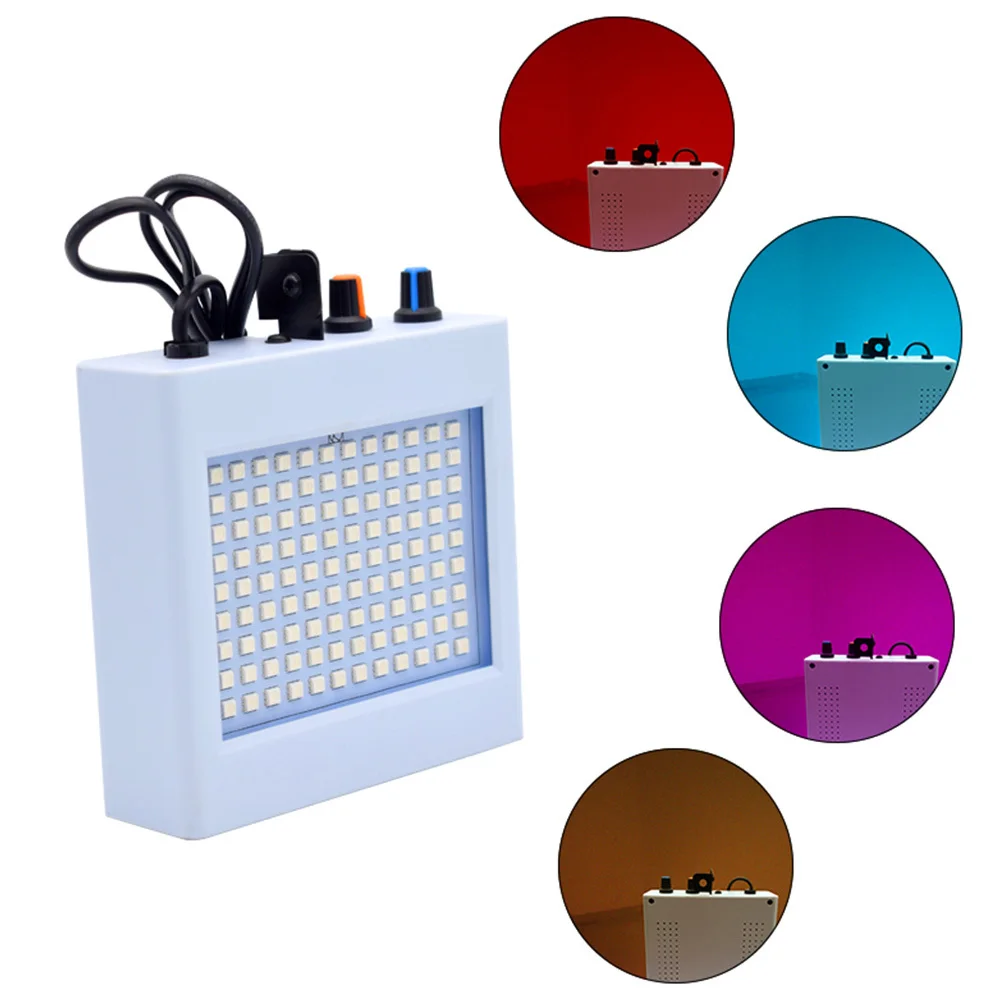 LED stage light 108Leds Strobe Lighting DJ Disco Stroboscope Led Light Effect RGB Lamps for KTV Bar Party Show US Plug | Лампы и